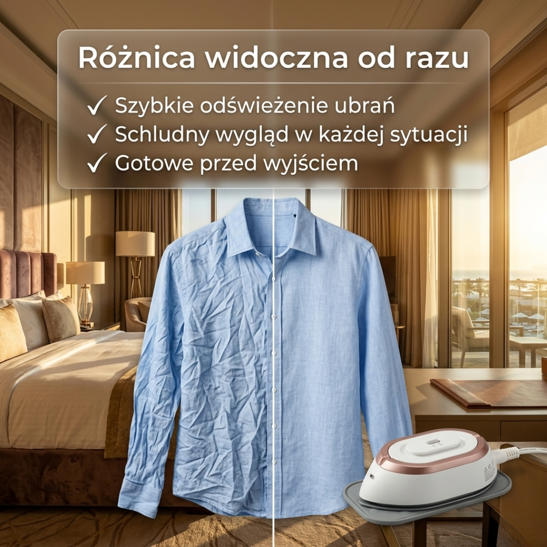 Mini żelazko podróżne FoldPress™